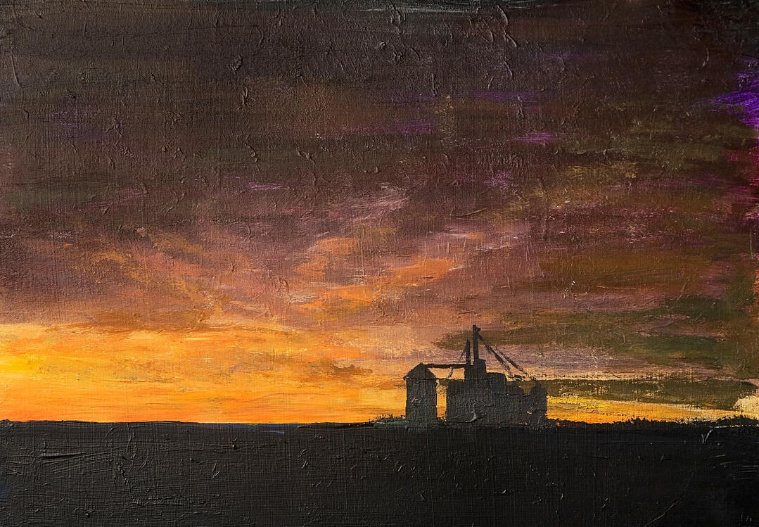Goetz Rd Farm at Dawn