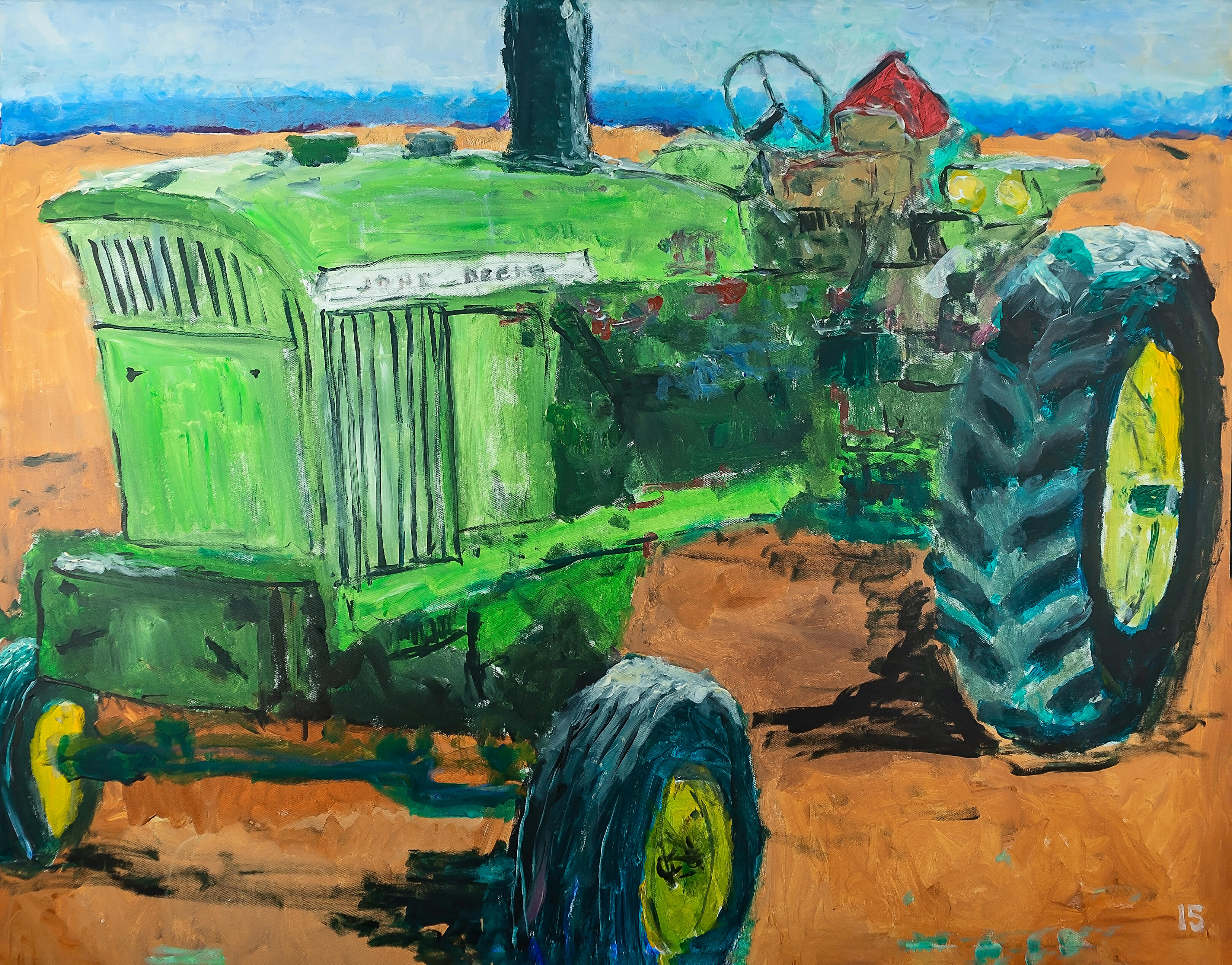 Acrylic on canvas. Midwest Beauty